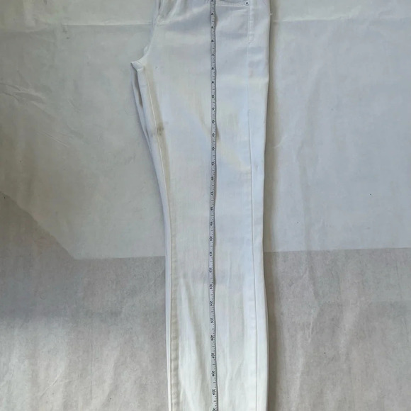 VINCE Solid Very White Skinny Soft Stretch Denim Jeans 25 NWT - Picture 4 of 11